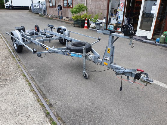 Boottrailer, enkel-as, 1600 kg, No: 5